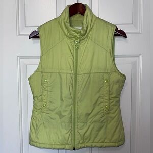 Lacoste Light Green Women's Quilted Vest